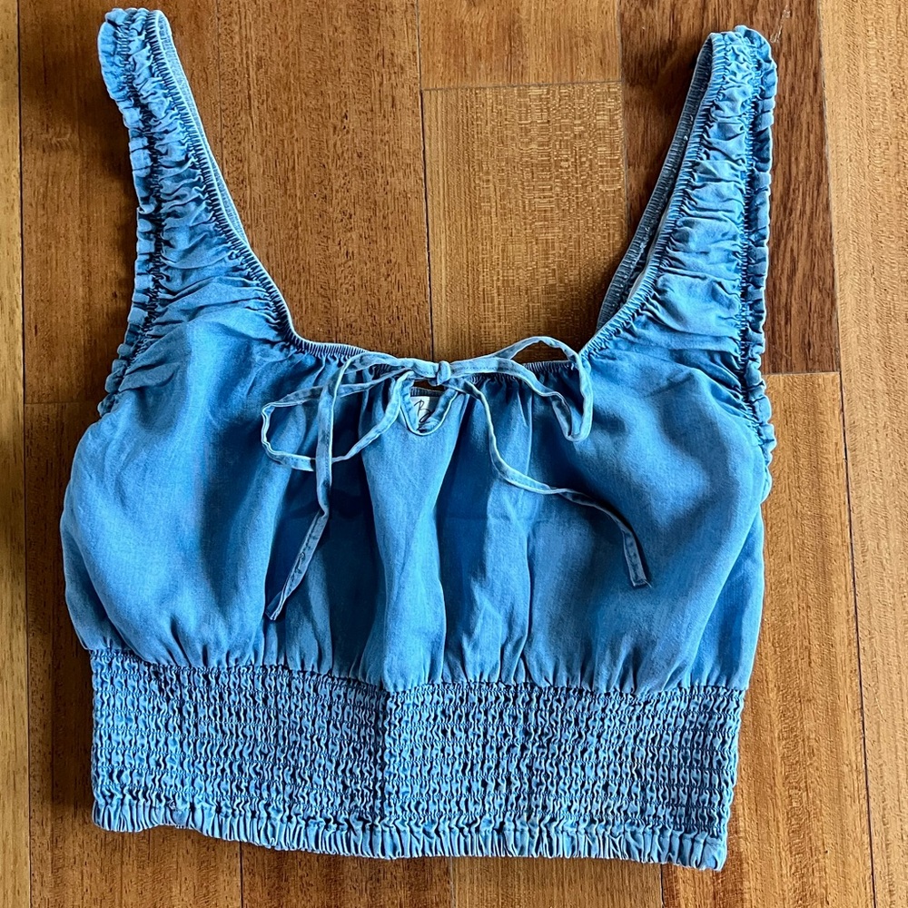 Denim soft top